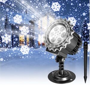LED Snowflake Projector Light waterproof & outdoor light